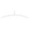Ekena Millwork Archdale Architectural Grade PVC Gable Bracket, 96"W x 24"H x 2"D x 4"F, 6/12 Pitch GBP096X24X0204ARC00 - alternate 5